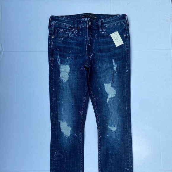 New GUESS Mens Skinny Jeans SZ 32 - Picture 2 of 11